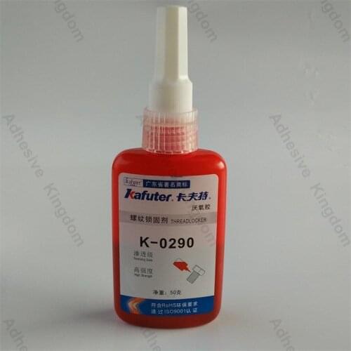 Hot sale kafuter K-0290 50g high permeability anaerobic adhesive high-strength thread locker