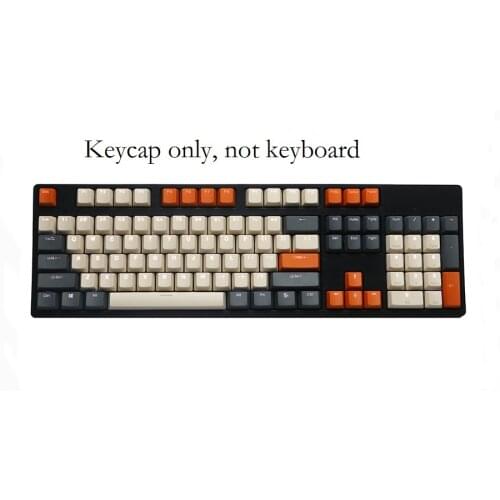 Carbon PBT keycaps backlighting keycap for mechanical keyboard 108 keys backlit transparent