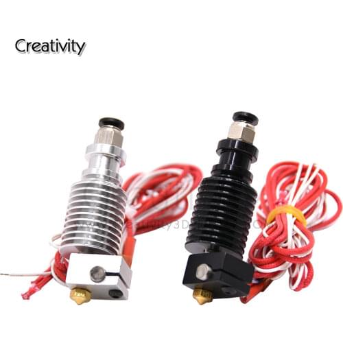 Creativity 3D Printer Parts Extruder E3D V6 hotend Kit Remote extruder 1.75/0.4mm Nozzle 12V/24V j-head hot end extruder