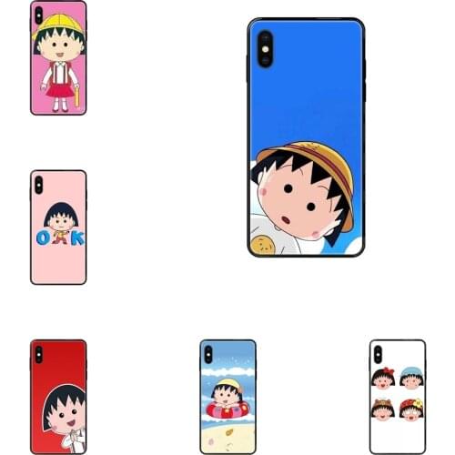 Comprar Japanese Cartoon Chibi Maruko For Galaxy Note 4 8 9 10 20 Plus Pro J6 J600 J7 J730 J8 J810 M30s M80s 2017 2018 Black