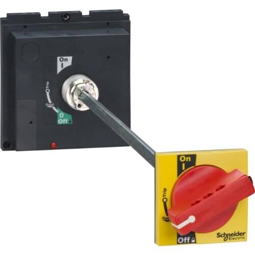 Molded Case Circuit Breaker Accessories NSX-Extension Red / Yellow Rotating Handle 400/630 1 to 3 Padlock Off Position Padlock
