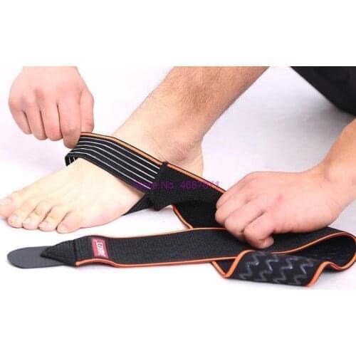 By DHL 200pcs AOLIKES Sport Pressurized Ankle Wraps Protector Bandages Elastic Thin Adjustable Ankle Strain Sprain Recovery