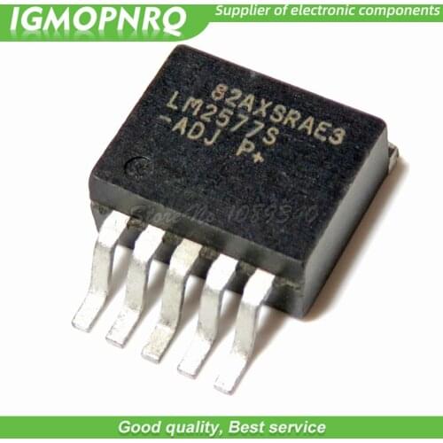 5pcs LM2577S-ADJ LM2577 2577 TO-263-6 Step Up (Boost) Voltage Regulator New Original Free Shipping