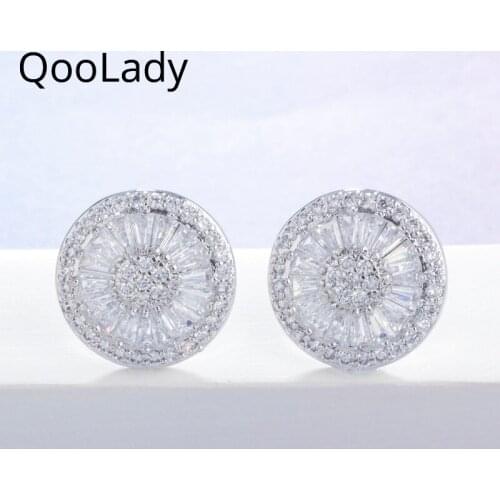 Женские серебрянные серьги QooLady China At AliExpress
