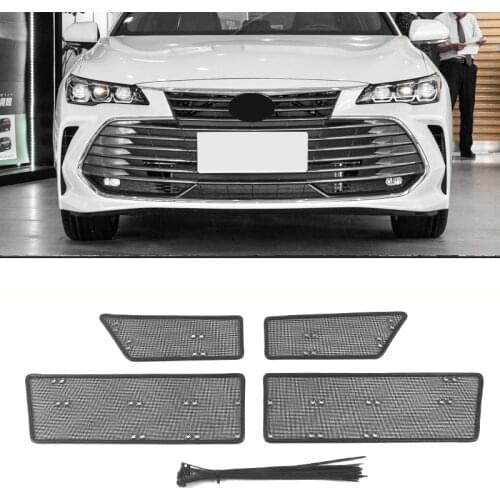 Front Head Grille Insert Net Insect Screening Mesh Cover Trim Fit For Toyota Avalon 2019 2020 2021 Accessories