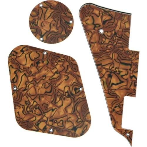 Tiger Stripe Gibson Standard Les Paul Pickguard & Back Plate Switch Cavity Covers Fits for LP Guitar Part Dropshipping