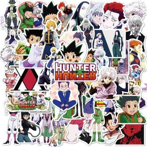 10/30/50/100Pcs Full-time Hunter Anime For Snowboard Laptop Luggage Fridge Car- Styling Vinyl Decal Home Decor Stickers