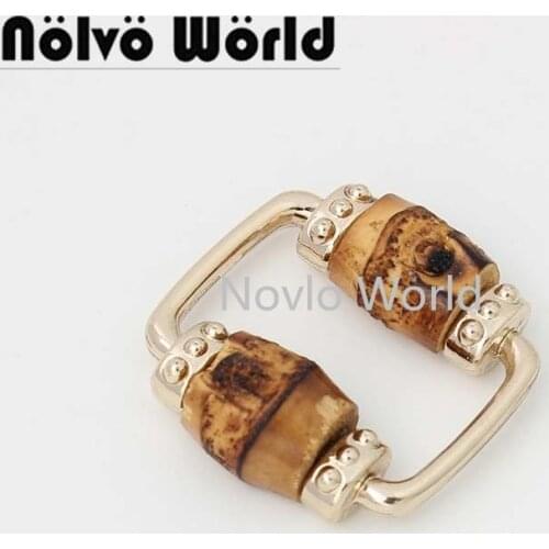 10-50-100 pieces 28*29 mm bag strap belt buckle bamboo slider buckle metal hardware for woman bags square adjustable buckle