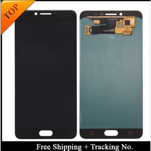 100% tested Super AMOLED For Samsung C7 PRO LCD Galaxy C7 Pro C7010 Display LCD Screen Touch Digitizer Assembly
