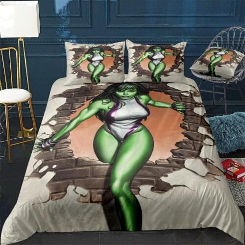 Hello Duvet Cover Comfortable Quilt Home Decora Design Universal Bedding Set Bedclothes+Pillowcase 3pcs