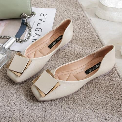 2021Summer Ballet Flats For Women Stretch Moccasins Breathable Cozy Work Shoes Brief Fashion Ladies Mules Light Driving Loafers