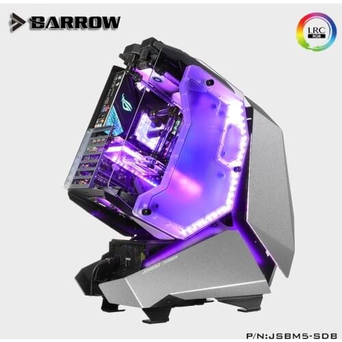 Barrow Distro Plate For JONSBO MOD 5 Computer Case RGB Acrylic Tank,Support AURA Motherboard Interface 5V 3PIN,JSBM5-SDB cooler