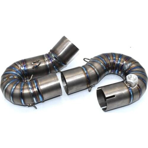 FREE SHIPING For Honda CBR1000RR CBR 1000 2008-2016 For CBR1000 Motorcycle Exhaust Muffler Middle Link Pipe titanium alloy