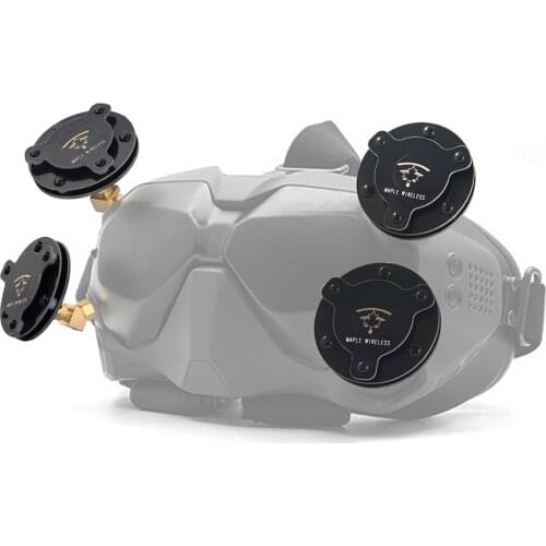 Maple Wireless Circular Polarized Antenna Set Long Distance Signal Booster Range Extender Antenna Kit for DJI FPV System Upgrade