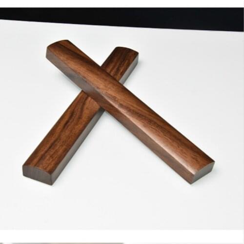 Large Wooden Paperweights Chinese Calligraphy Ink Brush Painting Paperweights High Grade Classical Simple Solid Wood Paperweight