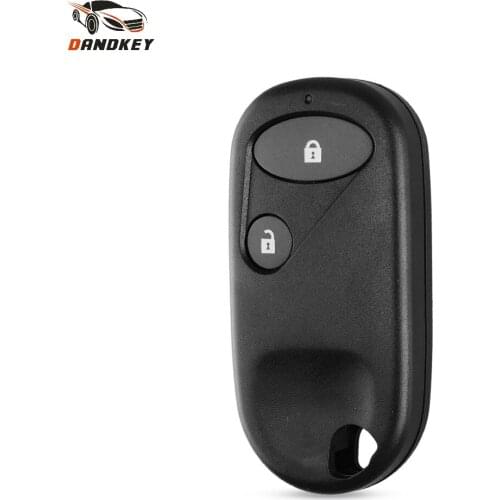 Dandkey 10X Replacement 2 Buttons Key Shell For Honda Accord Civic Jazz C-RV Jazz Remote Keyless Entry Key Car Case Fob Cover