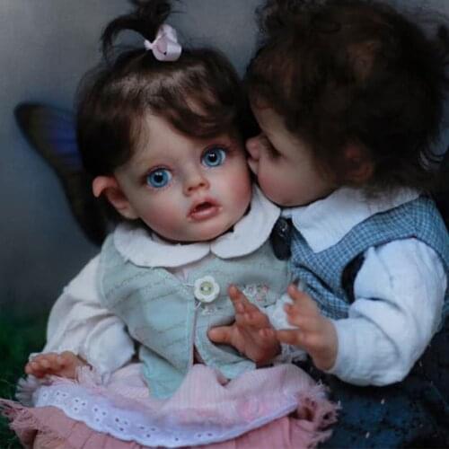 Reborn Kit 12 Inches Reborn Baby Vinyl Kit Flo Fairy Elf Unpainted Unfinished Doll Parts DIY Blank Reborn Doll Kit