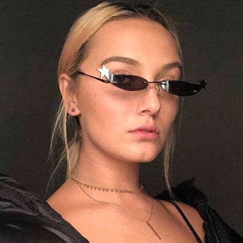 Fashion Retro Irregular Sunglasses Men Women Classic Metal Star Small Frame Photochromism Sunglasses Eyewear