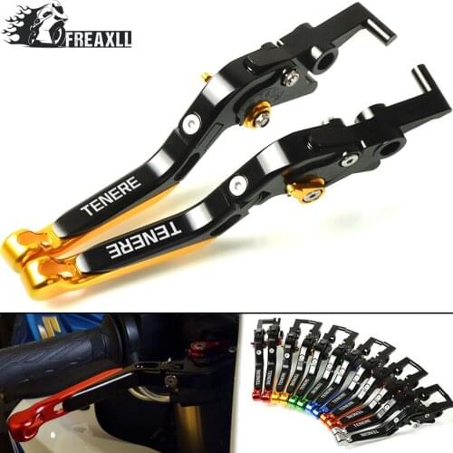 Motorcycle Motorbike Accessories Handlebar Grips Adjustable Folding Brake Clutch Lever For YAMAHA TENERE XTZ660 XTZ750 XTZ 660