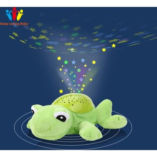 Musical Luminous Light-Up Toys Starry Sky LED Night Light Projector Baby Room Sleep Lamp Birthday Gift For Children Kids