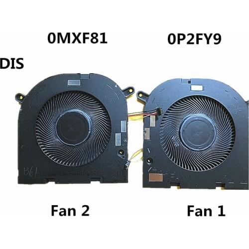 New Original Laptop CPU Cooling Fan For Dell XPS 17 9700 Precision 5750 0MXF81 0P2FY9 DIS FAN