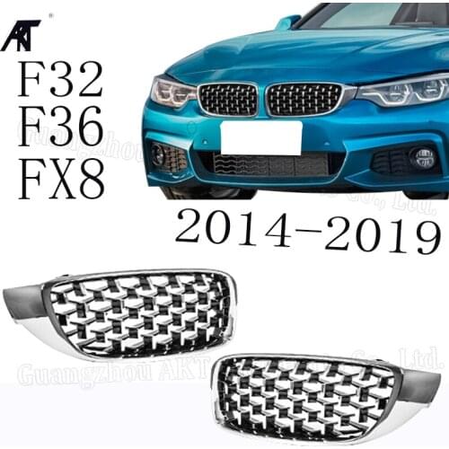 Pair Gloss Matt Carbon Black 3 Color Front Kidney Grille For BMW 4 Series M3/M4 F32/F8X 2014 2015 2016 2017 2018 2019