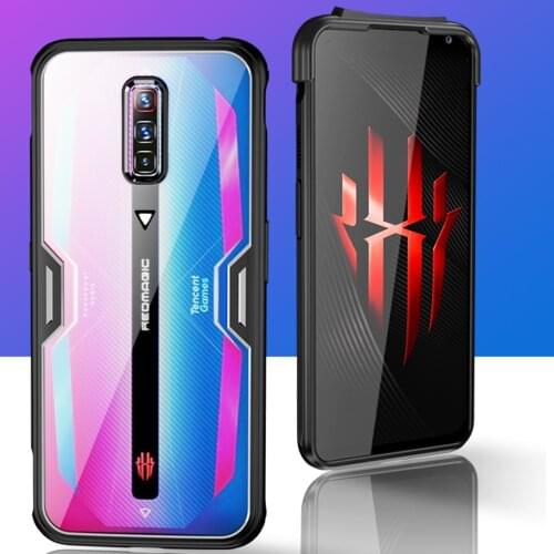 Drop resistance Rugged Case For ZTE Nubia Red Magic 6 Pro Defender Armor Shield Crystal Clear Cover