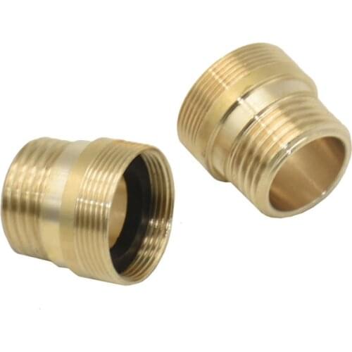 Male 1/2 to M22 M24 Faucet Thread connector Brass faucet Thread connector copper fittings 25pcs