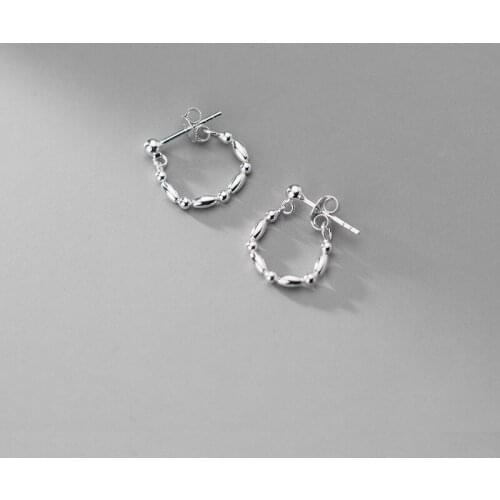 Stud Earrings Round Bead Tassel Chain For Women New Trend Fashion Hot Charm Personality Lady Daily Jewelry Accessories BOYULIGE