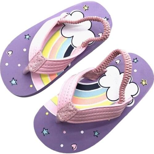 High Quality Toddler EVA Slippers Baby Girls Lovely Tightness Beach Shoes For 1-6 Years Kids Boys Light Soft Non Slip Slipper