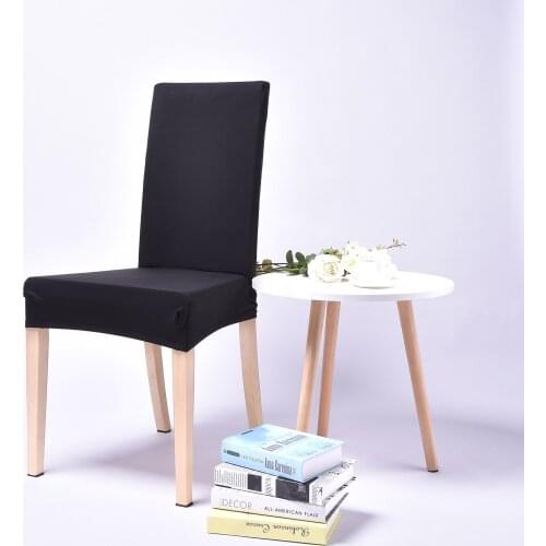 Spandex Stretch Chair Cover Wedding Home Hotel Banquet Dining Table Chair Cover Party Decor Simple Printed One-piece Short D20
