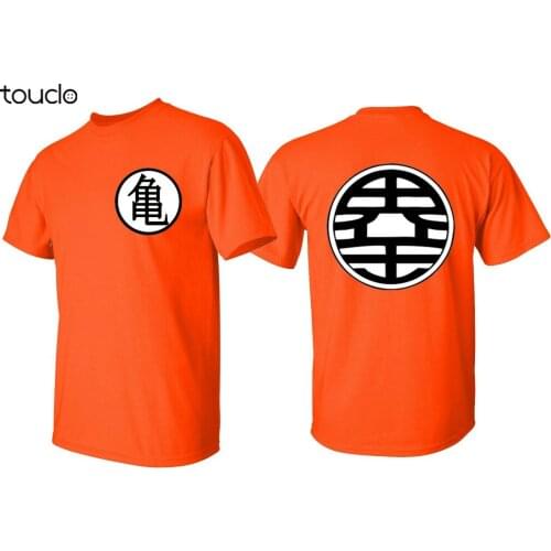 Tee Kame tee Symbol Go-ku Anime Costume Mens Shirt S-3XL double sided