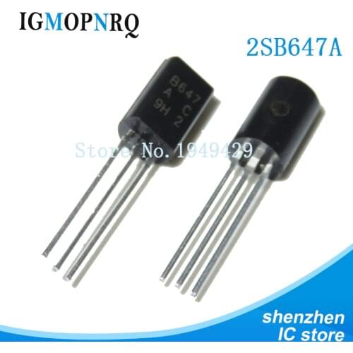 50PCS 2SB647AC 2SB647A TO92 2SB647 TO-92L B647 Triode new and