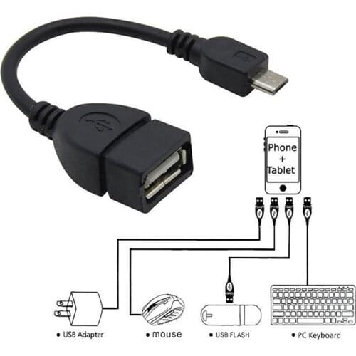 5pin Mini USB Male To USB 2.0 Type A Female OTG Host Adapter Micro USB OTG Cable Adapter Cable For Cellphone MP3 MP4 Camera