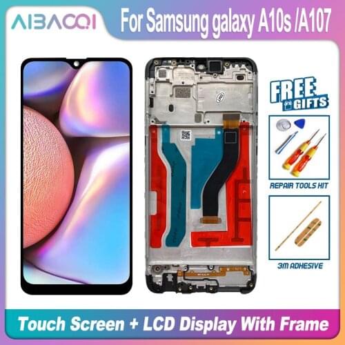AiBaoQi Brand New 6.2 Inch Touch Screen+1520x720 LCD Display Assembly Replacement For Samsung Galaxy A10S/A107 Phone