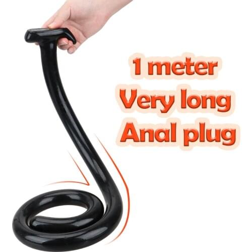 1M Super Long Anal Plug Butt Plug G Spot Stimulation Anus Masturbator Dilator Dildo Prostate Massager Sex Toys For Woman Men