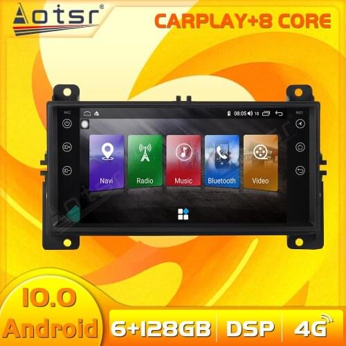 Android 10 Video Multimedia Car Cassette Radio Tape Recorder Stereo Player For Jeep Grand Cherokee 2008-2013 GPS Navi Head Unit