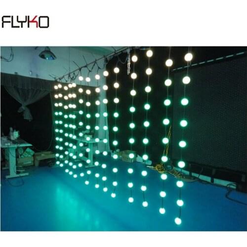 Free shipping indoor Amazing led 3D effect pixel Ball for party decoration dmx 3d puzzle ball