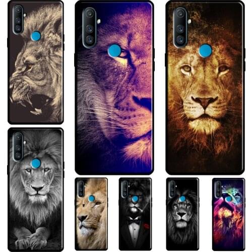Lion Alpha Male For OPPO Realme C3 C11 C15 C21 GT 7i Q3 6 7 8 Pro Case For OnePlus 9 Pro 8 Nord 8T 7T Cover