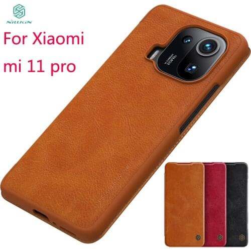 For Xiaomi mi 11 Pro Case NILLKIN Wallet Leather Flip Cases For Xiaomi mi 11 Pro Leather Case For Xiaomi mi 11 Pro