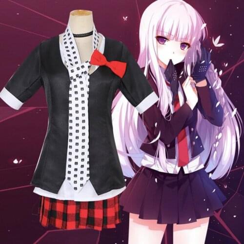 Game Danganronpa The Animation Cosplay Costumes Junko Enoshima Cosplay Costume Halloween Party Uniforms Women Anime Cosplay