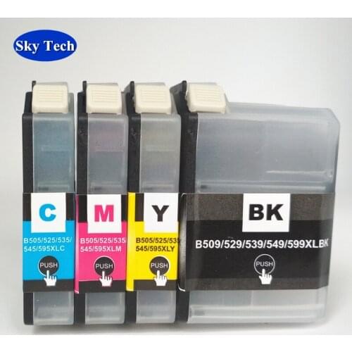 1 set Compatible Ink cartridge For Brother LC505 LC509 / LC525 LC529 / LC535 LC539 / LC545 LC549 / LC595 LC599