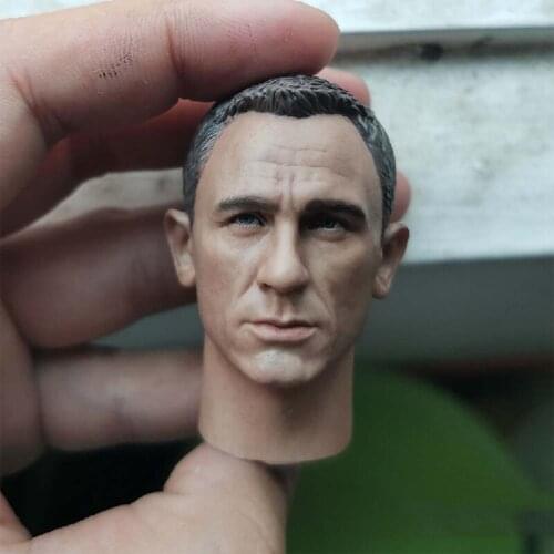 1/6 Daniel Craig James Bond Head Models Sculpt for 12''Figures Bodies Toys Gifts Collections DIY