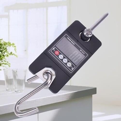 Creative Electronic Portable Hanging Mini Size 300KG Industrial Crane Handle Digital LCD Weight Hook Scale