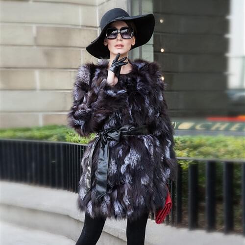 Шубы из чернобурки LOVELY-JINNUO China At AliExpress