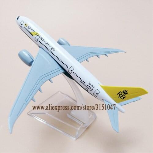 16cm Air Royal Brunei RB Boeing B787 Airlines Plane Model Alloy Metal Diecast Model Airplane Aircraft Airways Gift