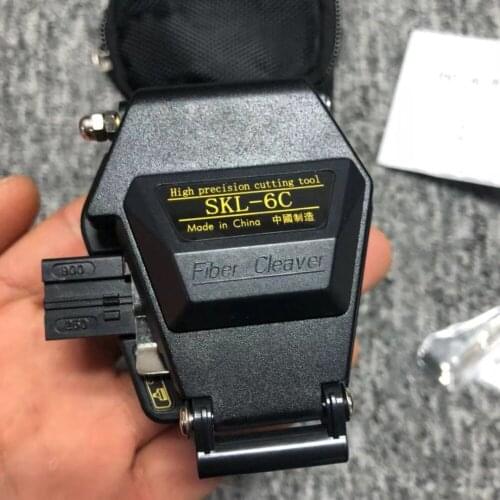 New Fiber cleaver SKL-6C cable cutting knife FTTT fiber optic knife tools cutter High Precision Fiber Cleavers 16 surface blade