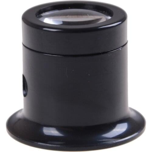 Durable Portable 10X Monocular Magnifying Glass Loupe Lens Magnifier Eyeglass Jeweler Tool Repair High Quality