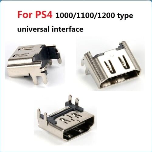 10/20Pcs Replacement Display HDMI-Compatible Port Socket For PS4 PlayStation 4 PS4 Console 1000/1100/1200 Type Interface Port