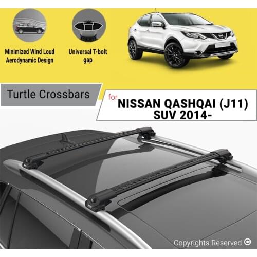 ROOF BARS FOR NISSAN QASHQAI (J11) SUV 2014 ON ALUMINUM ALLOY SIDEBARS CAR ROOF RACK LUGGAGE CARRIER CROSSBAR